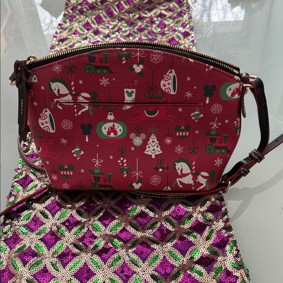 Dooney & Bourke Red Festive Crossbody Bag - Picture 3 of 4